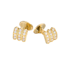 Запонки Harry Winston Premier Collection in Yellow Gold & Diamonds (43514) №2