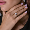 Кольцо  3,02 ct G/VVS2 Round Cut Diamond МГУ (4734) №8
