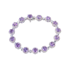 Браслет  Natural Amethist 12,0 ct Tennis (42648) №2