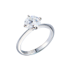 Кольцо  1,57 сt G/VS2 Round Cut Diamond МГУ (42908) №3