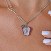 Подвеска RalfDiamonds Fruit Collection Apple White Gold & Diamonds & Ruby (39359) №6