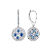 Серьги Tiffany & Co Cobblestone Sapphire & Diamond in Platinum (43367) №2