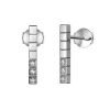 Серьги Chopard Ice Cube White Gold Diamonds 837702-1002 (39321) №2