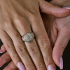 Кольцо  White Gold Diamonds Heart (42754) №6