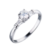 Кольцо  0,42 ct H/I1 Round Diamond (37294) №3