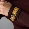 Браслет  Vintage Yellow Gold Сuff Tree Bark (42696) №5