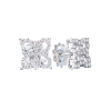Серьги Roberto Coin Open Princess Flower White Gold & Diamond ADR888EA1497_SI(W) (43525) №2