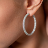 Серьги Salvini Hoop White Gold Diamonds Earrings (19698) №12