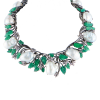 Колье  Baroque Pearl & Natural Emerald & Diamonds & Black Gold (42540) №6