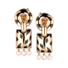 Серьги Cartier Panthere Yellow Gold and Enamel Vintage (36551) №6