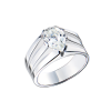Кольцо  МГУ 1,34 сt G/SI2 Pear Cut Diamond & White Gold (43428) №3