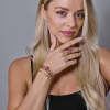 Браслет Mattia Cielo 5 Rows Amethyst & Tourmaline & Diamonds LJWR144P-PM (42594) №8