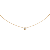 Колье Cartier d'Amour necklace Yellow Gold Large Model 0,18 ct B7215500 (41864) №3