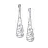 Серьги  8,30 ct Round Cut Diamonds & White Gold (41505) №3