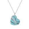 Подвеска Roberto Coin Blue Enamel & Diamonds Heart (37550) №2