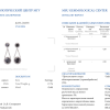 Серьги  18,6 ct Black Diamonds & 2.90 ct G/VS2 Round Diamonds (37797) №4