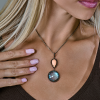 Подвеска  Topaz & Coral & Black Diamonds (42791) №6