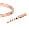 Браслет Cartier Love Rose Gold 6 Diamonds Small Model Bracelet B6047617 (36225) №6