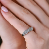 Кольцо  0,48 ct Round Cut Diamonds & White Gold (40127) №8