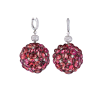 Серьги Jacob & Co Ball Drop Earrings Pink Tourmaline (42137) №2