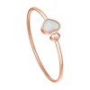 Браслет Chopard Happy Hearts Rose Gold Mother-of-Pearl Diamond Bangle (Size M) 857482-5303 (40701) №2