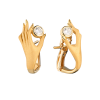 Серьги Carrera y Carrera las Manos Yellow Gold & Diamonds (39938) №2