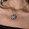 Подвеска Roberta Ponticello Italy Fancy Cut Blue Topaz & Amethyst 1016CI (42776) №5