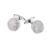 Запонки  2,30 ct Round Cut Diamonds & White Gold (40332) №3