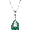 Подвеска GRAFF Bombe Pavilion Emerald and Diamonds Pendant RGP295 (35775) №4
