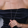 Колье Mercury Classic Necklace in White Gold 1.39 ct Diamonds MN5775/WG/RD1.40 (40470) №6