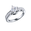 Кольцо Picchiotti White Gold 1.00 ct H/VS2 Diamonds Ring (35691) №3