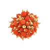 Комплект  Natural Salmon Coral & Yellow Gold (38514) №6