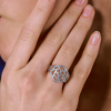 Кольцо Chanel Camélia Ajouré Ring (39619) №4