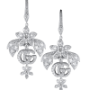 Серьги Gucci Flora White Gold & Diamonds YBD581840001 (36799) №5