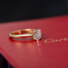 Кольцо Cartier Solitaire 1,07 ct H/VVS1 Yellow Gold Ring (35713) №6