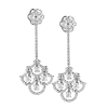 Серьги  2,81 ct F/VS1 Dangle Earrings White Gold (37582) №4