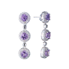 Серьги  Natural Amethist 4,8 ct Drop (42649) №2