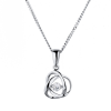 Подвеска  с подвижным бриллиантом 0,15 ct G/VS1 (37557) №2