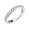 Кольцо Tiffany & Co Setting Wedding Band in Platinum with a Half-circle of Diamonds 3 mm 60004010 (37181) №3