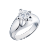 Кольцо Bvlgari Corona 1,17 ct G/VS1 Round Cut Diamond Platinum (38040) №3