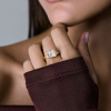 Кольцо  5,03 ct N/VS1 Princess Cut Diamond (41895) №7