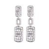 Серьги Bvlgari Parentesi Revolution White Gold & Diamonds (41366) №2