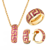 Комплект Versace Greca Red Rubies (40296) №6