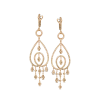 Серьги Crivelli Chandelier Earrings Rose Gold & Diamonds (43091) №2