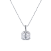 Подвеска GIA 2,06 ct E/IF Royal Asscher Cut & Platinum (40676) №3