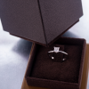 Кольцо Tiffany & Co 0,37 сt G/VS1 Platinum Ring (35760) №4