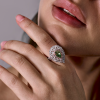 Кольцо RalfDiamonds 2,01 ct Fancy Brownish Greenish Yellow/SI1 & White Multishape Cut Diamonds RDR (41831) №8