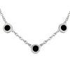 Колье Bvlgari Bulgari Reversible White Gold & Diamond & Onyx 3 Circle 329437 (43266) №4