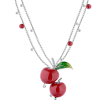 Колье Dal Lago Cheerful Cherries Enamel & Diamonds (36428) №2