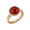 Кольцо Van Cleef & Arpels Perlée couleurs Rose Gold & Carnelian VCARPJMV54 (41004) №2